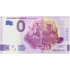 0 Euro Souvenir Biljet Johannes Vermeer De Schilderkunst